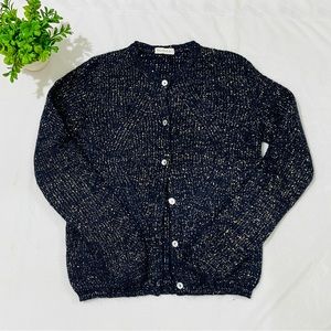 Pauline b. Shimmer button down cardigan